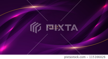 purple abstract background with luxury elements vector illustration 115166826