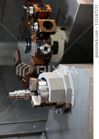 turret and tailstock of CNC machining center 115167131