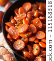 Baby carrots roasted 115168318