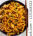 Chicken chow mein 115168322