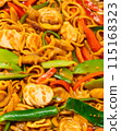 Chicken chow mein 115168323