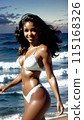 young Caribbean woman 115168326