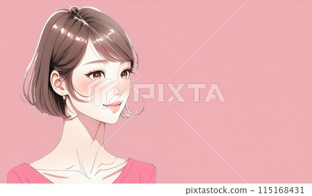 婦女和女孩插畫素材 115168431