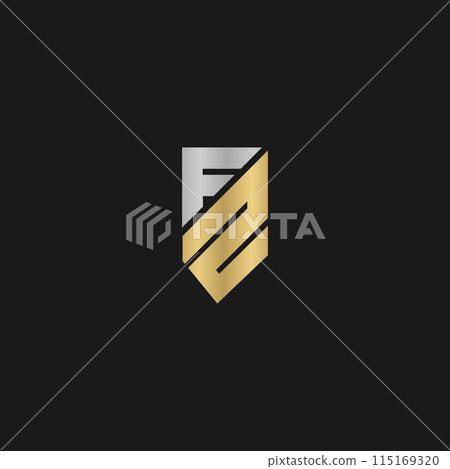 ZF or FZ logo and icon design ZF or FZ logo and icon design 115169320