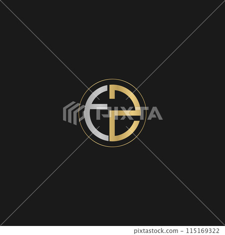 ZF or FZ logo and icon design ZF or FZ logo and icon design 115169322