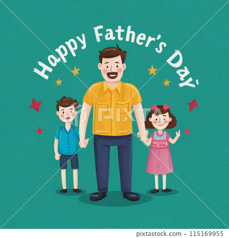 Happy Father's Day Design, template cover, banner, illustration Celebration 115169955