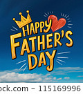 Happy Father's Day Design, template cover, banner, illustration Celebration 115169996