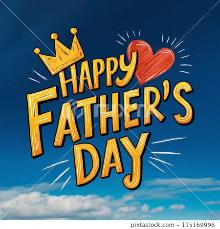 Happy Father's Day Design, template cover, banner, illustration Celebration Happy Father's Day Design, template cover, banner, illustration Celebration 115169996