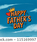 Happy Father's Day Design, template cover, banner, illustration Celebration 115169997