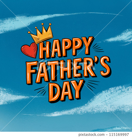 Happy Father's Day Design, template cover, banner, illustration Celebration Happy Father's Day Design, template cover, banner, illustration Celebration 115169997