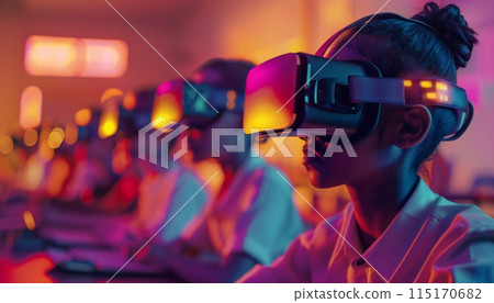 Interactive world of knowledge: Learning with VR glasses 115170682