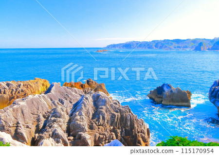從卡拉庫瓦半島的半建成岩石區看到的天空和太平洋 115170954