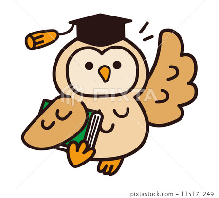 貓頭鷹博士指著右邊 115171249