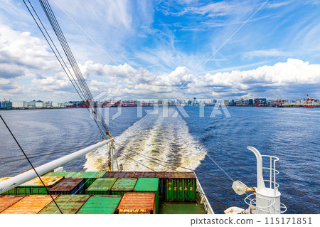 Cityscape as seen from the Ogasawara Maru Cityscape as seen from the Ogasawara Maru 115171851