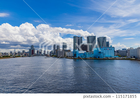 Cityscape as seen from the Ogasawara Maru 115171855