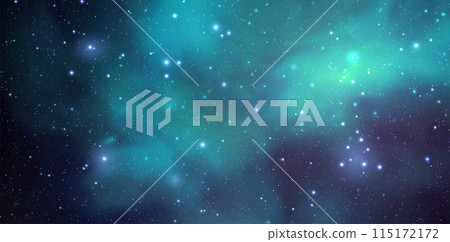 Space vector background with realistic nebula and shining stars. Magic colorful galaxy with stardust Space vector background with realistic nebula and shining stars. Magic colorful galaxy with stardust 115172172