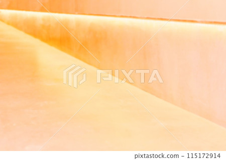 Yellow orange marble stone surface with lines 115172914