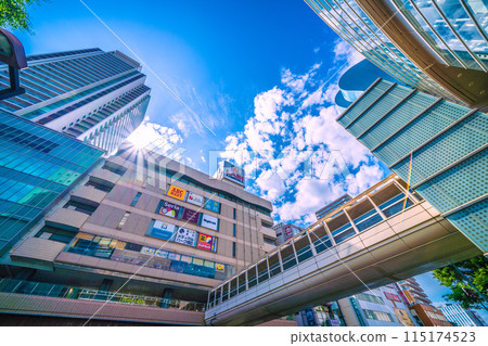 Yokohama cityscape in June, Japan. View of Kamiooka Station and other areas = 3rd Yokohama cityscape in June, Japan. View of Kamiooka Station and other areas = 3rd 115174523
