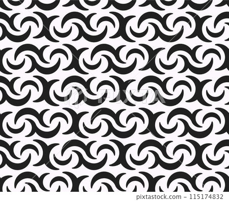Seamless vector background with repeating geometric elements 115174832