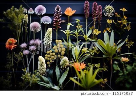 flowers, blossom, bouquet 115175087