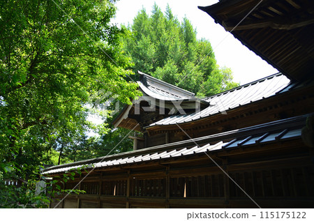 Takatori Tenmangu Shrine, the shrine for good fortune and wisdom in Otakashima, Itakura Town, Gunma Prefecture 115175122