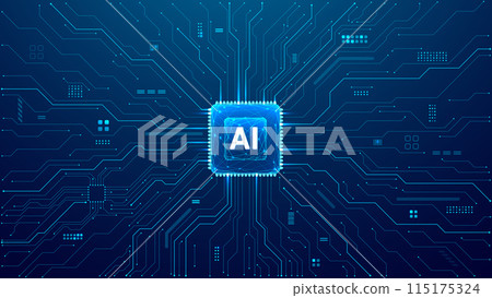 CRCT BG AI chip and circuit cntr LP BL CRCT BG AI chip and circuit cntr LP BL 115175324