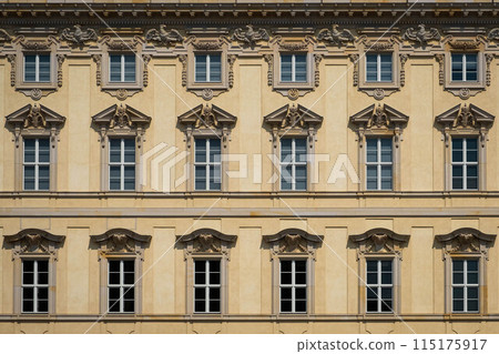 Historic building facade in Berlin, Germany 115175917