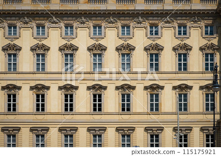 Historic building facade in Berlin, Germany Historic building facade in Berlin, Germany 115175921