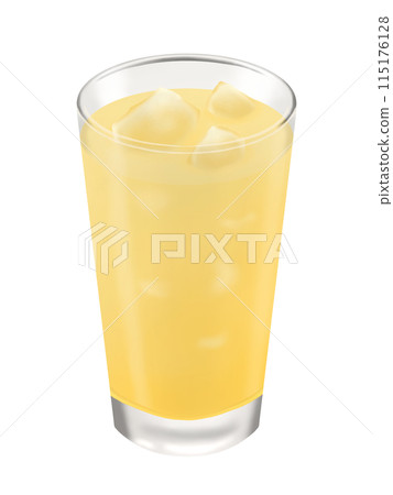 Apple juice in a glass 115176128