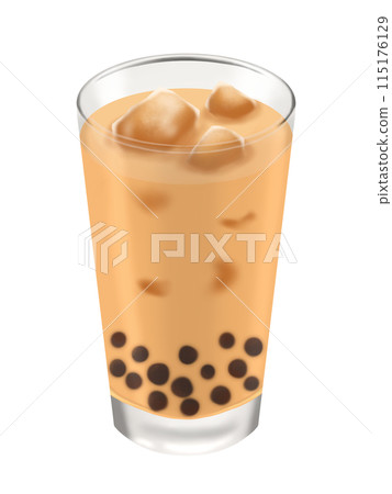 珍珠粉奶茶在一杯 115176129