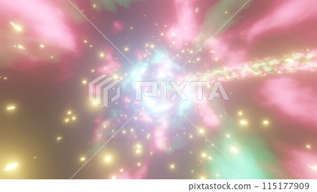高速奔跑穿過美麗光之隧道的畫面。 高速奔跑穿過美麗光之隧道的畫面。 115177909