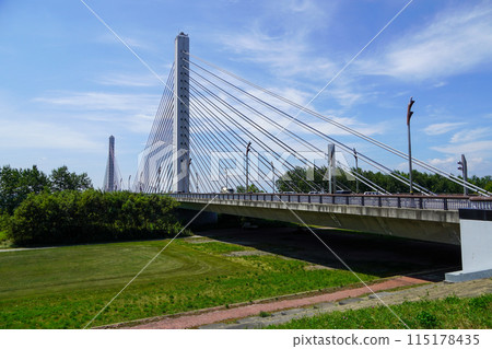 Tokachi Bridge (3-span continuous PC cable-stayed bridge) Tokachi Bridge (3-span continuous PC cable-stayed bridge) 115178435