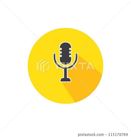 Audio icon flat design Audio icon flat design 115178769