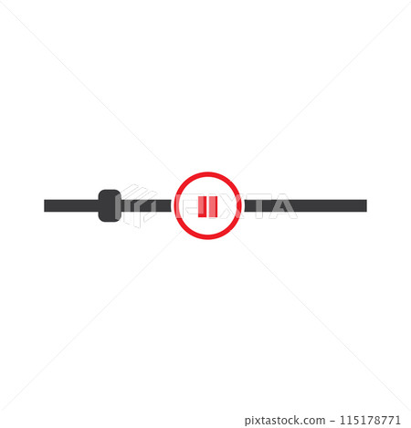 Audio icon flat design 115178771