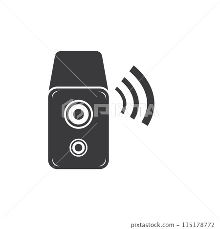 Audio icon flat design 115178772