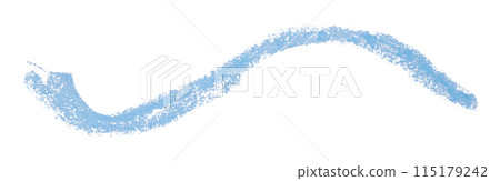 Light blue pencil strokes isolated on white background. 115179242