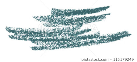 Green pencil strokes isolated on white background. Green pencil strokes isolated on white background. 115179249