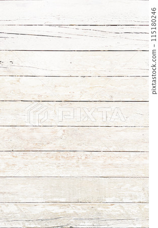 Vertical background image of the surface of an old wooden wall with peeling varnish and white-brown wood grain 115180246