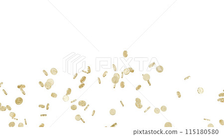 Jackpot or win concept. Coins explosion on isolated background. Jackpot or win concept. Coins explosion on isolated background. 115180580