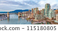 False Creek in Downtown Vancouver, BC, Canada 115180805