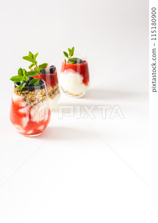 Glasses with muesli Glasses with muesli 115180900