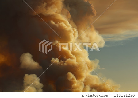 Controlled hazard reduction burning of trees and bushland in the Blue Mountains 115181250