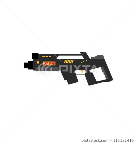 Laser tag gun with charging display, vector virtual shooting and aiming, laser pistol ray gun, game weapon blaster toy Laser tag gun with charging display, vector virtual shooting and aiming, laser pistol ray gun, game weapon blaster toy 115181416
