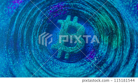 Blockchain encryption for crypto currencies bitcoin financial money records. 115181544