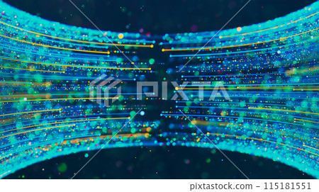 Abstract digital background. Big data visualization.  115181551