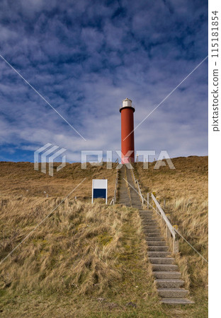 The lighthouse Groote Kaap near Julianadorp The lighthouse Groote Kaap near Julianadorp 115181854