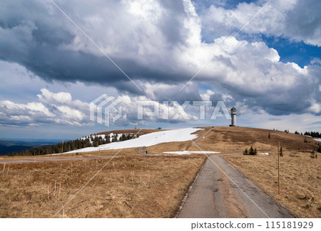 The Feldbergturm tower in the Black Forest The Feldbergturm tower in the Black Forest 115181929