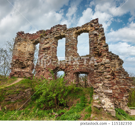 Buchach castle ruins, Ukraine. Buchach castle ruins, Ukraine. 115182350