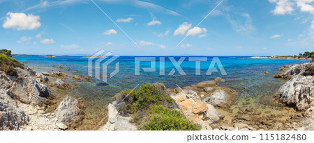 Aegean sea coast (Chalkidiki, Greece). Aegean sea coast (Chalkidiki, Greece). 115182480