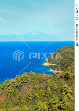 Aegean sea coast (Chalkidiki, Greece). Aegean sea coast (Chalkidiki, Greece). 115182483